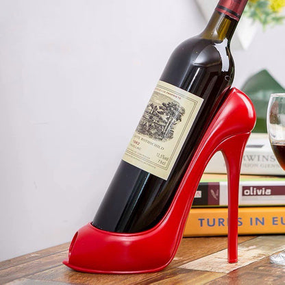 Підставка для пляшки туфель червоний. Style de vin