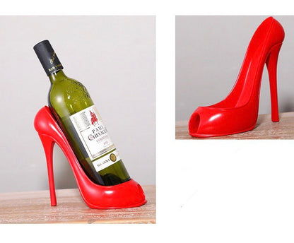 Підставка для пляшки туфель червоний. Style de vin