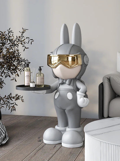 Coffee table cool rabbit gray 85 cm