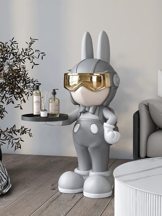 Coffee table cool rabbit gray 85 cm