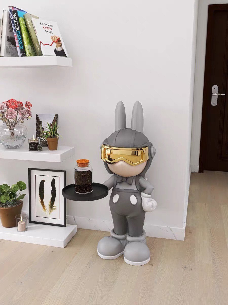Coffee table cool rabbit gray 85 cm