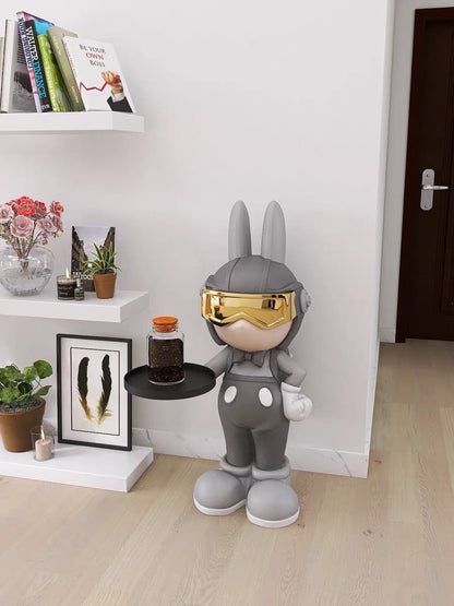 Coffee table cool rabbit gray 85 cm
