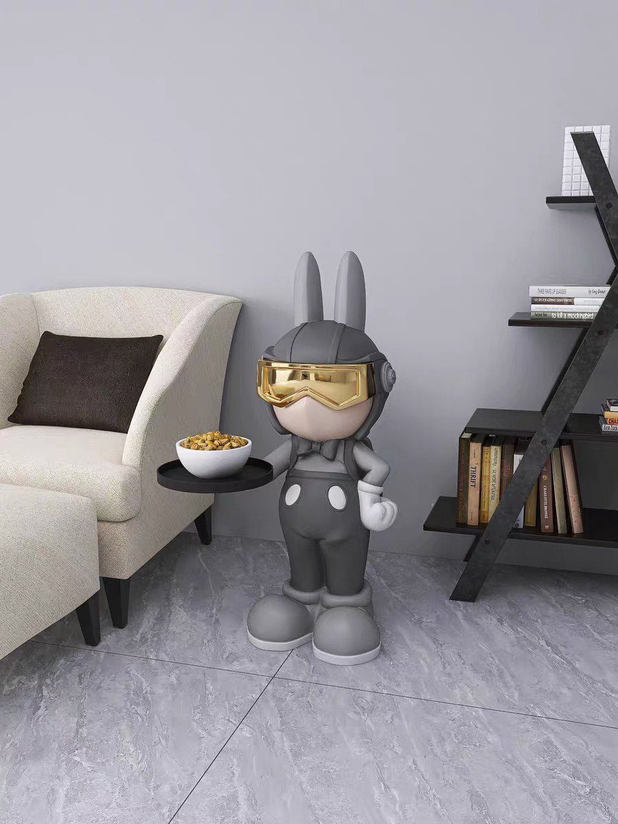 Coffee table cool rabbit gray 85 cm