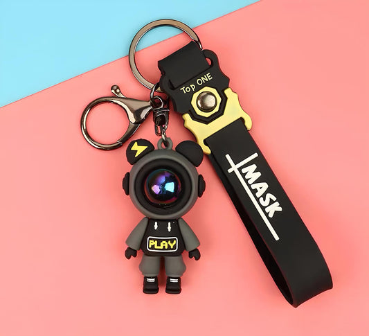 Keychain astronaut black play