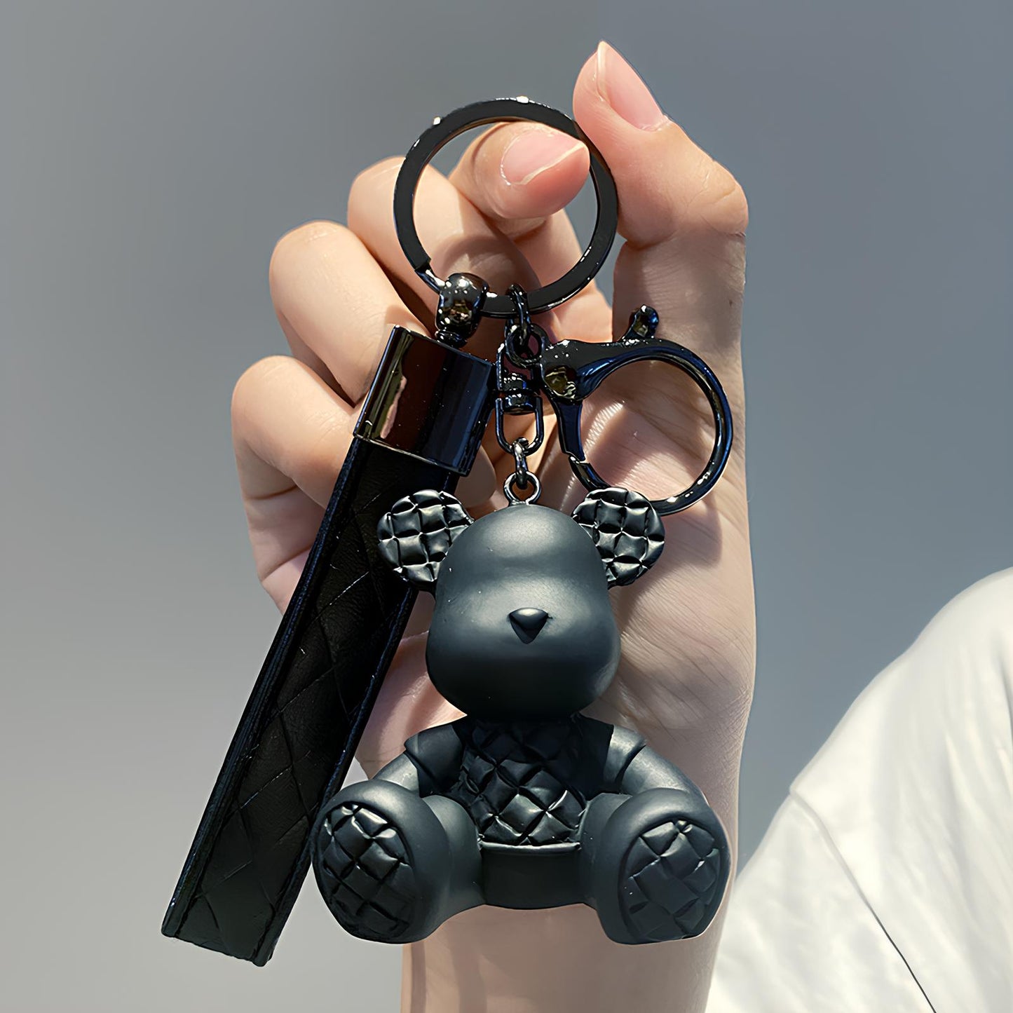 Keychain bear black