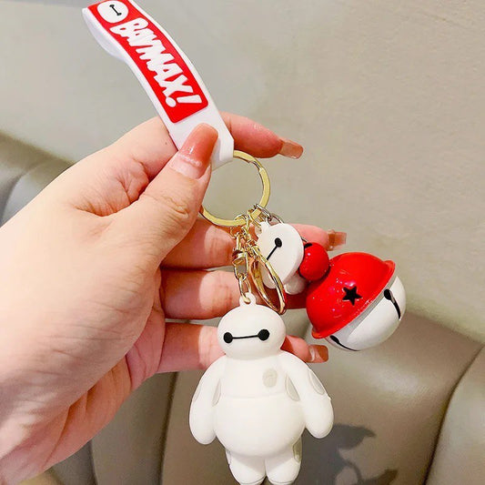 Superhero baymax keychain, Baymax backpack keychain