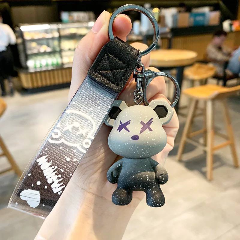 Keychain bear gray