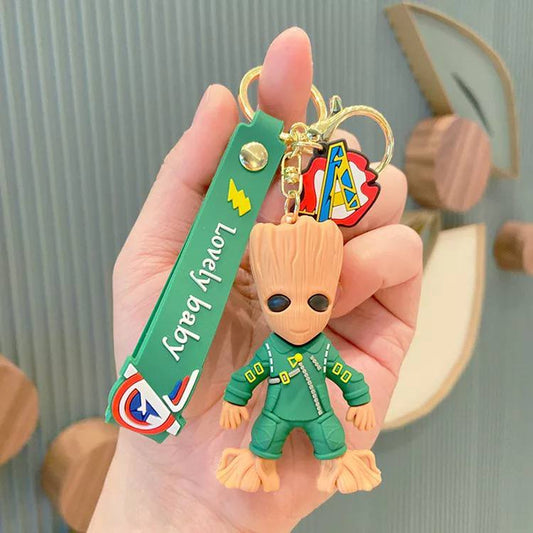 Keychain Groot green