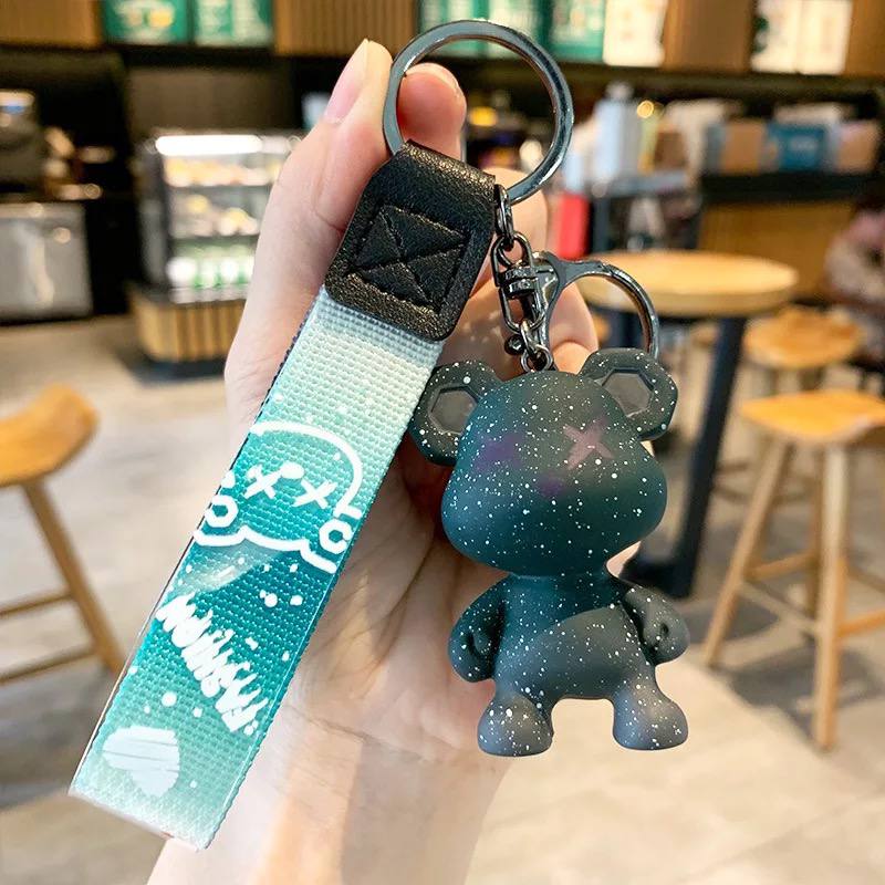 Keychain bear green