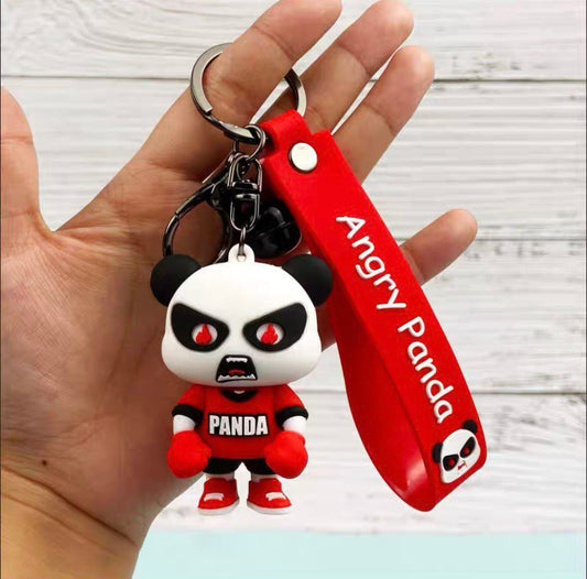 Bracelet pour clés de panda, bracelet pour sac à main