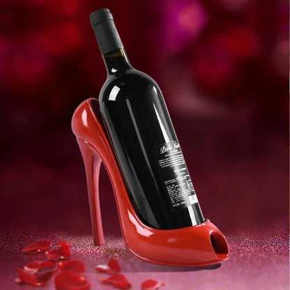 Підставка для пляшки туфель червоний. Style de vin