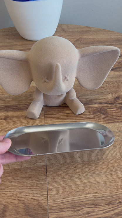 Velvet Elephant Key Bowl Entryway Tray