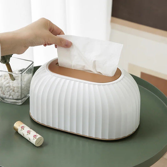 White auto-lift napkin dispenser