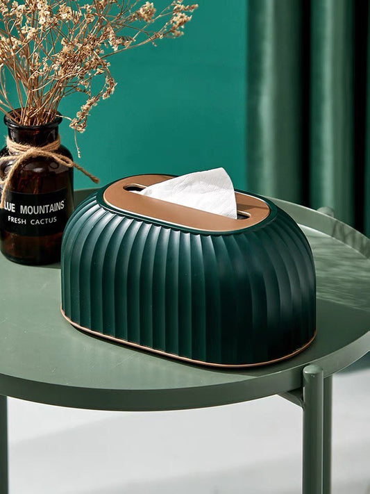 Green auto-lift napkin dispenser