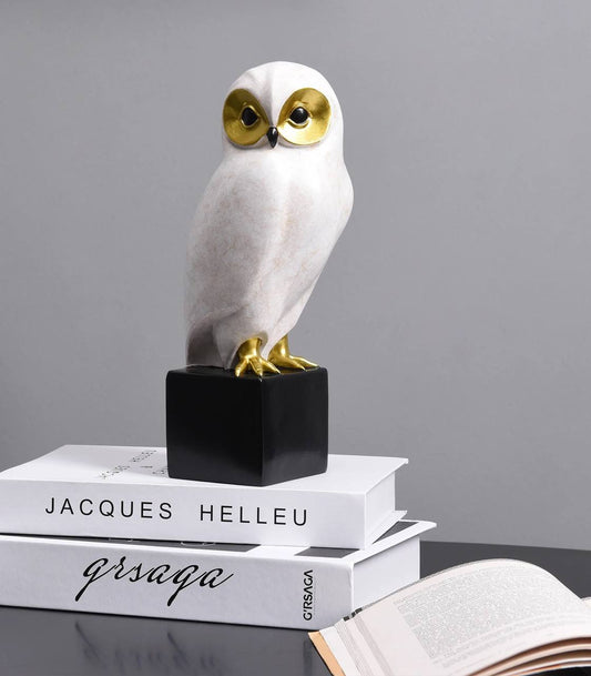 White owl figurine